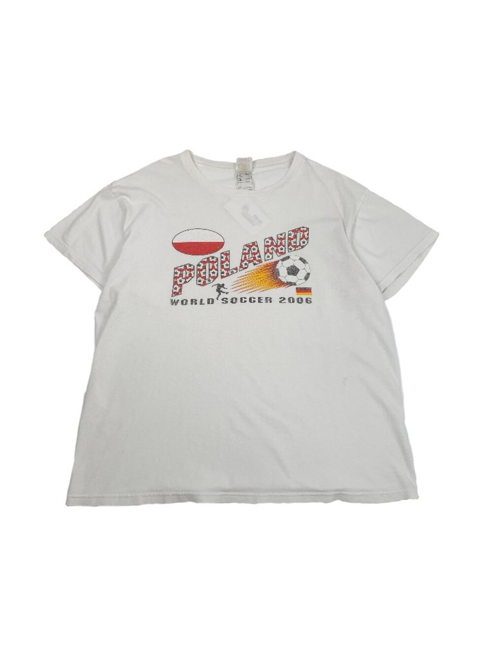 2006 Poland World Soccer Graphic Tee L